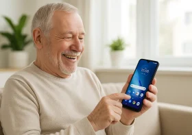 What types of smartphones are available through government phone programs?